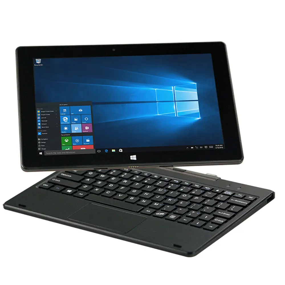 Hot Selling 10.1 Inch Wifi Intel Windows 10 2 In 1 Touchscreen Notebook Pc 8Gb Ram 128Gb Win 10 Tablet Pc