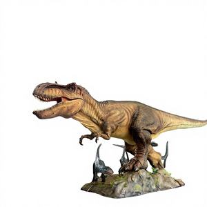 Gecai - Dinosaurio Animatrónico de Tamaño Real para Exteriores, Modelo Realista en 3D de Tiranosaurio Rex de Resina para Parques Temáticos, Gran Venta - Product Image 1