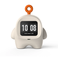 Robot horloge intelligent en gros, mignon, en ABS, avec fonctions d'apprentissage et de conversation, compagnie émotionnelle