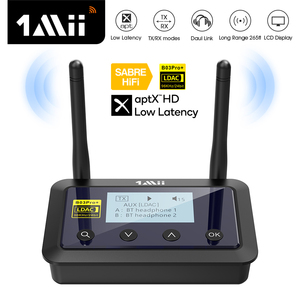 1Mii B03Pro + Adaptador <span class=keywords><strong>Bluetooth</strong></span> LDAC Transmisor y receptor 3 en 1 con modo de derivación Transmisor receptor de audio <span class=keywords><strong>Bluetooth</strong></span> 5,2 - Product Image 2
