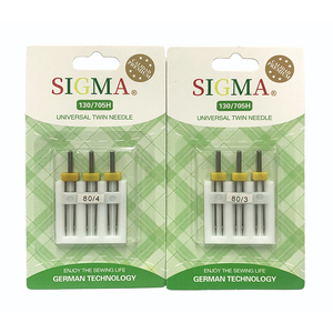 <span class=keywords><strong>Aiguille</strong></span> double HAx1 taille standard # 90 # 2 mm # 3 mm # 4mm Hz*705h <span class=keywords><strong>pour</strong></span> <span class=keywords><strong>Singer</strong></span>, Brother, Feiyue, Butterfly, New Home, etc. Machine à coudre domestique - Product Image 1
