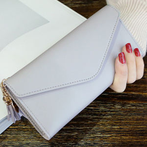 <span class=keywords><strong>Portafogli</strong></span> con cerniera in morbida pelle PU a sezione lunga con Clutch portafoglio <span class=keywords><strong>donna</strong></span> in pelle sottile Designer in <span class=keywords><strong>Stock</strong></span> - Product Image 5