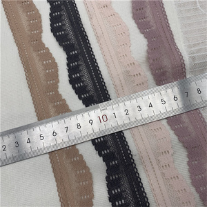 Màu Sắc Tùy Chỉnh Lưới Ren Spandex Nylon Ren 27MM/35MM Ren Pháp Cho Đồ Lót - Product Image 2