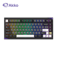 Akko Mineral 01 VIA Clavier mécanique personnalisé Disposition 75% Claviers multimodes en aluminium à démontage rapide