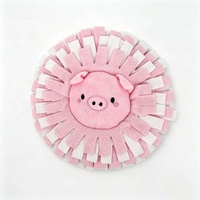Tapis olfactif circulaire en papier pour chien, pour le soulagement du stress, tapis de distribution de nourriture cachée, jouet anti-anxiété