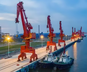 Fabrik Direkt verkauf Niedriger Preis Mobiler Portalkran Mit Fernbedienung für den Bau Elektrischer Container kran Neuer Zustand - Product Image 4