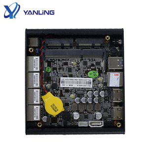 Pfsense firewall J3160 barebone mini pc 4 NIC Fanless firewall VPN server router - Product Image 5