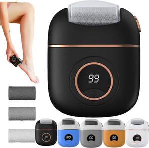 Lime à pieds rechargeable à prix réduit pour l'élimination des callosités, dispositif amélioré pour la réparation et le ponçage des pieds, ponceuse à pieds - Product Image 1