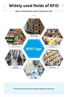 Sampel Gratis 48*48mm ISO15693 13.56 MHz SLIX FM13 Tahan Air/Tahan Cuaca Dapat Dicetak Tag/Stiker RFID Perpustakaan