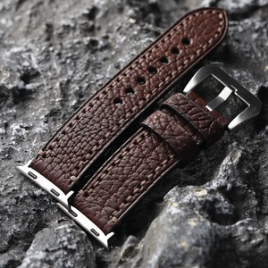 Correa de <span class=keywords><strong>Reloj</strong></span> de Cuero Genuino Hecha a Mano de Alta Calidad de 49 mm, 45 mm, 44 mm Compatible con <span class=keywords><strong>Apple</strong></span> IWatch - Product Image 1