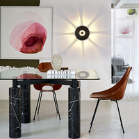 Petite applique murale nordique de style nordique, imperméable, minimaliste, luminaire décoratif d'extérieur, idéal pour un jardin ou une maison