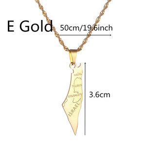 Collier de carte en acier inoxydable véritable 18 carats en or anti-ternissement, collier étoile de David, étoile juive religieuse pour femmes hommes filles - Product Image 5