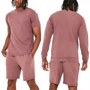 2026 <b>Mens</b> Summer Short <b>Sets</b> Stylish <b>2</b> <b>Piece</b> Casual Shirt & Shorts Outfit for Breathable Street Ready Comfort - Product Image 1