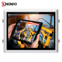 PC Industriale ad Alta Affidabilità da 12,1 Pollici LPC FR121 W con CPU Opzionale, RAM Personalizzabile, SSD, MTBF 50000 Ore, Senza Ventole, Funzionamento Stabile 24/7