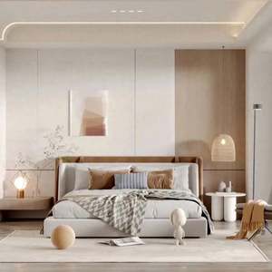 Juego de Muebles de Dormitorio Personalizados con Armario de Madera y Mesa de Noche, Diseña Toda tu Casa - Product Image 2