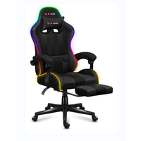 Chaise de jeu à effet de lumière RVB avec lumières Chaise de jeu unique et colorée