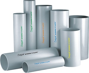 Tuyau en PVC auto-adhésif de qualité supérieure pour les infrastructures d'assainissement ou les systèmes de drainage et la plomberie résidentielle à prix abordable - Product Image 2