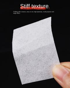 Hoja de algodón para esmalte de uñas, herramienta de limpieza, fregado de uñas duras, toalla de lana, aplicación de salón desechable sin pelo, belleza suave y sólida - Product Image 5