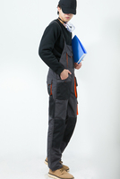 Arbeitslatzhose Mit Knieschutzer - Latzhose Mit Knieschoner-Herren Damen Schutzlatzhose