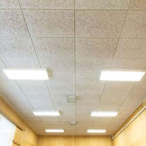 Panel Acústico de Lana de Madera Ignífugo de Buen Sonido para Techo de Sala de Audio, Paneles Acústicos de Rejilla Suspendida para Grabación <span class=keywords><strong>2X4</strong></span> - Product Image 3