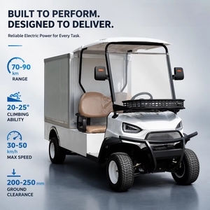 Voiturette de golf GRENTEK Comfort 2 places, électrique, ergonomique, pour une conduite relaxante sur les terrains de golf et les chemins non publics - Product Image 2
