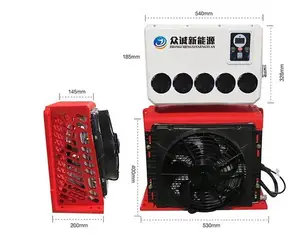 NEK POKKA Vehicle Air Conditioner 24V DC Compressor Wholesale truck Air Conditioner for truck