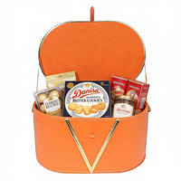 Boîte-cadeau haut de gamme en plastique, boîte de rangement ovale, organisateur de maison, conteneur alimentaire en forme d'œuf, panier-cadeau d'hôtel