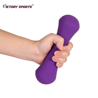 Haltères de musculation en néoprène couvertes de néoprène pour femmes Gym Home Free Weights lb