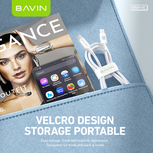 BAVIN-Cable de datos de carga rápida para teléfono móvil, Cable USB tipo C de 1,2 M a USB tipo c de 60W, 3A, para <span class=keywords><strong>Huawei</strong></span>, PC y tableta - Product Image 5