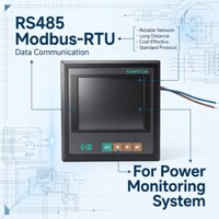 Medidor de Energía Multifunción Ydkz Clase 0.5 de Alta Precisión con Pantalla TFT a Color, Análisis de Armónicos Trifásico, RS485 Modbus RTU