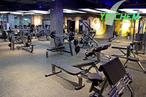 Gránulos de EPDM Elásticos y Resistentes, Rollos de Caucho de Partículas SBR, Ideales <span class=keywords><strong>para</strong></span> Pisos de Gimnasios Interiores con Servicio de Corte - Product Image 5