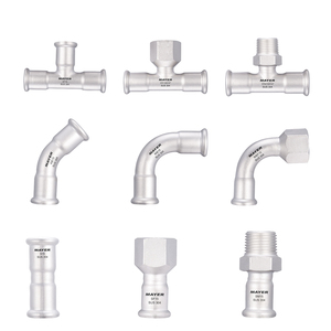 Nhà Máy Giá thép không gỉ Phụ kiện M hồ sơ tùy chỉnh, vệ sinh chống ăn mòn, cho hệ thống ống nước - Product Image 1