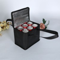 Großhandel Maßgefertigte Bedruckte Vlies-Baumwoll- & Aluminiumfolie-Kühltasche mit Griff, Große Kapazität, Langlebig für Lebensmittelverpackungen