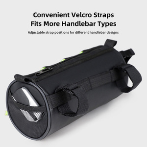 Sac de guidon de vélo Sac avant étanche avec bande réfléchissante - Product Image 3