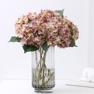 Fleurs d'hortensia artificielles à 11 tiges, fleurs en soie haute simulation pour décoration de mariage et de maison - Product Image 1