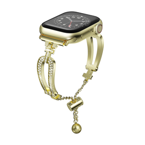 Pulsera de repuesto de aleación de lujo para <span class=keywords><strong>Apple</strong></span> <span class=keywords><strong>Watch</strong></span> 7 <span class=keywords><strong>6</strong></span> 5 4 3 <span class=keywords><strong>SE</strong></span> Smart <span class=keywords><strong>Watch</strong></span> Bands en tamaños de 45mm <span class=keywords><strong>y</strong></span> 49mm - Product Image 4