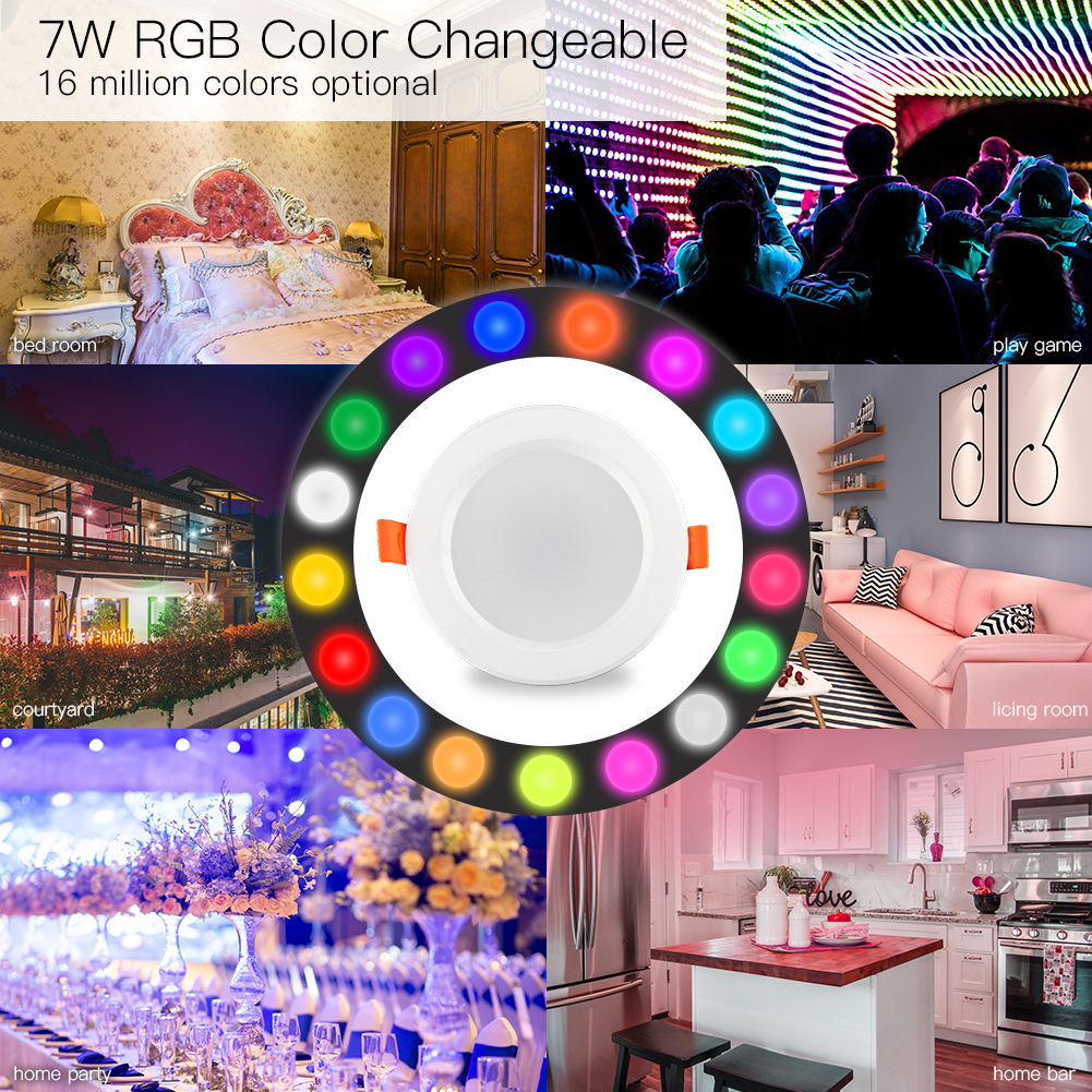 WiFiスマートLEDダウンライト 7W/10W RGB+C+W 輸入品 スマートライフ