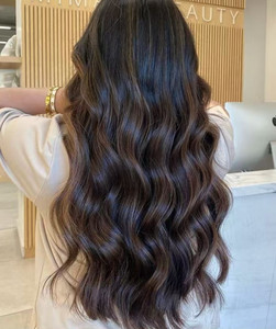 Pelucas de Cabello Humano Virgen Europeo 100% con Base de Seda Color Marrón Chocolate para Mujer, Pelucas con Ondas Naturales, Pelucas Judías Europeas de Cabello Negro - Product Image 6