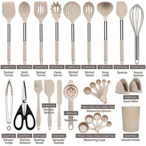 ชุดอุปกรณ์ครัว 24 ชิ้น ชุดเครื่องครัวซิลิโคน พร้อมถังเก็บ - Product Image 6