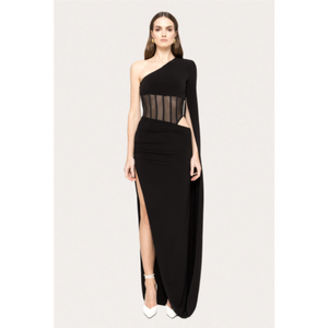 2025 più nuovo Design con scollo a barchetta vestito elegante bel vestito Sexy grazia di alta qualità prezzo all'ingrosso Made in fabbrica cinese - Product Image 1