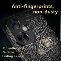 Étui de téléphone de protection motif d'affaires litchi de haute qualité sac Opp en cuir PU anti-rayures et automne pour étuis Oneplus Nordce 3lite