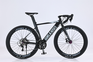Biciclette da Strada e Montagna 700C di Alta Qualità a 14 Velocità per Adulti, Bicicletta da Strada 700C Bianca con Freni a Disco - Product Image 4