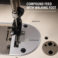 Machine à coudre pour sacs FIBC à aiguille simple et triple alimentation de haute qualité GC1541 (Juki DNU-1541)