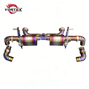 Escape Trasero con Válvulas de Titanio Vortex para Audi R8 V10 5.2L 2020-2024, Sonido Agresivo con Control Remoto - Product Image 1