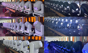 BPM-Spots 100 Battery &amp; <strong>Wireless</strong> <strong>DMX</strong> 100W LED Spot <strong>Moving</strong> <strong>Head</strong> <strong>Light</strong> Battery Powered Stage <strong>Light</strong> Wedding DJ Club Events - Product Image 6
