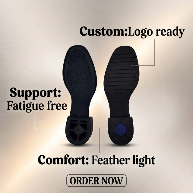 Customized Lightweight Eco-Friendly Durable High Heel Outsole for Women's Pumps Sandals & Outdoor Shoes Made China Model 23133
