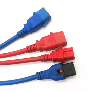 C13 để C14 cáp mở rộng IEC320 UL/VDE C13 C14 với khóa IEC nối dây điện - Product Image 3