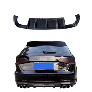 Difusor de parachoques trasero de coche, kit de carrocería de fibra de carbono de alta calidad para <span class=keywords><strong>Audi</strong></span> <span class=keywords><strong>A3</strong></span> S3, 2014-2016 - Product Image 1