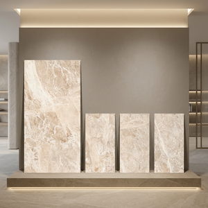 Azulejos de porcelana cerámica esmaltada Realgres Nova Cream 800x1600mm, diseño de mármol crema para pisos de proyectos premium. - Product Image 5
