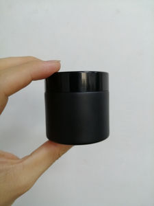 Tarros de Crema de Vidrio Esmerilado con Tapa Negra Mate de 5G 10G 15G 20G 30G 2oz 3oz - Product Image 2